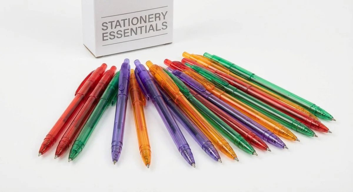 Stylos multicolores